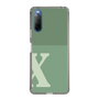 Slim Protection Case［ Original - initial two tone - X green ］