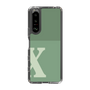 Slim Protection Case［ Original - initial two tone - X green ］