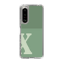 Slim Protection Case［ Original - initial two tone - X green ］
