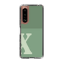 Slim Protection Case［ Original - initial two tone - X green ］