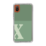 Slim Protection Case［ Original - initial two tone - X green ］