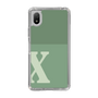 Slim Protection Case［ Original - initial two tone - X green ］