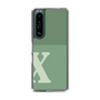Slim Protection Case［ Original - initial two tone - X green ］
