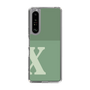 Slim Protection Case［ Original - initial two tone - X green ］