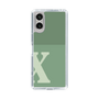 Slim Protection Case［ Original - initial two tone - X green ］
