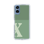 Slim Protection Case［ Original - initial two tone - X green ］