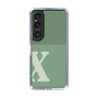 Slim Protection Case［ Original - initial two tone - X green ］
