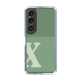 Slim Protection Case［ Original - initial two tone - X green ］