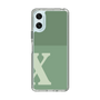 Slim Protection Case［ Original - initial two tone - X green ］