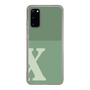 Slim Protection Case［ Original - initial two tone - X green ］