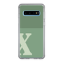 Slim Protection Case［ Original - initial two tone - X green ］