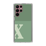 Slim Protection Case［ Original - initial two tone - X green ］