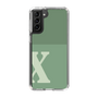 Slim Protection Case［ Original - initial two tone - X green ］