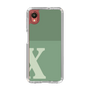 Slim Protection Case［ Original - initial two tone - X green ］