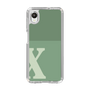 Slim Protection Case［ Original - initial two tone - X green ］