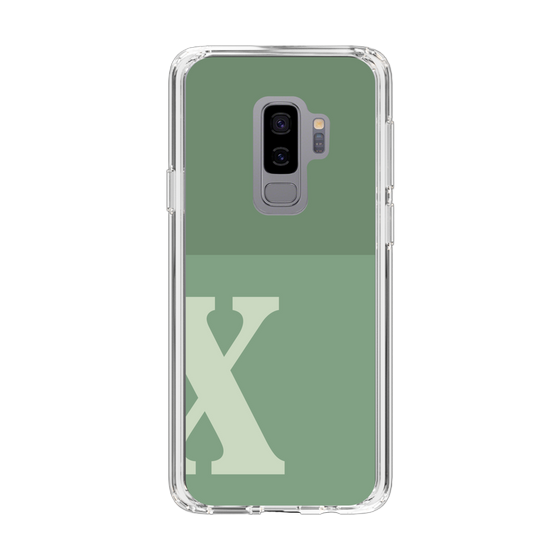 Slim Protection Case［ Original - initial two tone - X green ］