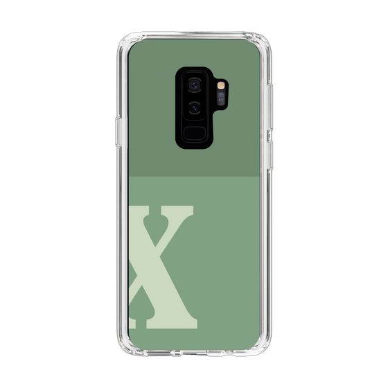 Slim Protection Case［ Original - initial two tone - X green ］