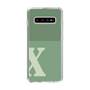 Slim Protection Case［ Original - initial two tone - X green ］