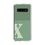 Slim Protection Case［ Original - initial two tone - X green ］