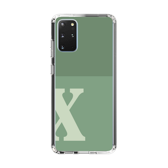 Slim Protection Case［ Original - initial two tone - X green ］