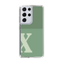 Slim Protection Case［ Original - initial two tone - X green ］