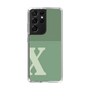 Slim Protection Case［ Original - initial two tone - X green ］