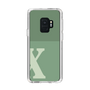 Slim Protection Case［ Original - initial two tone - X green ］