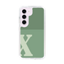 Slim Protection Case［ Original - initial two tone - X green ］