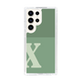 Slim Protection Case［ Original - initial two tone - X green ］