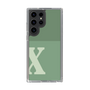 Slim Protection Case［ Original - initial two tone - X green ］