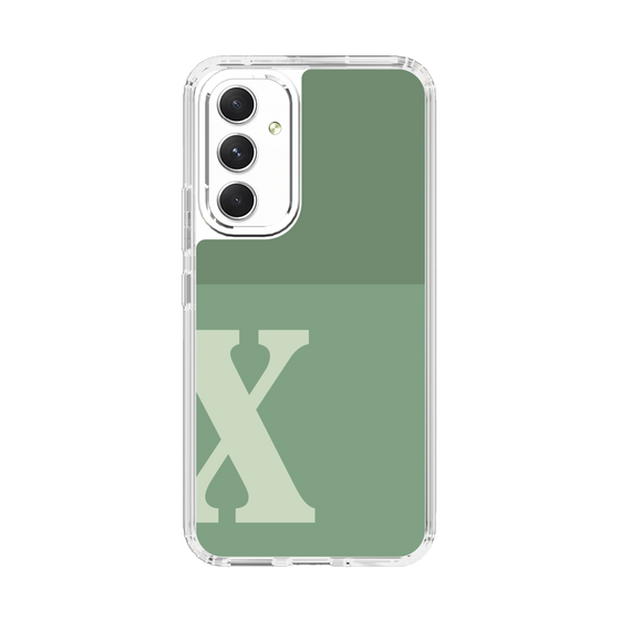 Slim Protection Case［ Original - initial two tone - X green ］