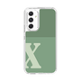 Slim Protection Case［ Original - initial two tone - X green ］