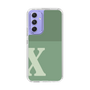 Slim Protection Case［ Original - initial two tone - X green ］