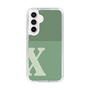 Slim Protection Case［ Original - initial two tone - X green ］