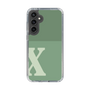 Slim Protection Case［ Original - initial two tone - X green ］