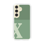 Slim Protection Case［ Original - initial two tone - X green ］