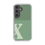 Slim Protection Case［ Original - initial two tone - X green ］