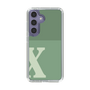 Slim Protection Case［ Original - initial two tone - X green ］
