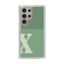 Slim Protection Case［ Original - initial two tone - X green ］