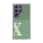 Slim Protection Case［ Original - initial two tone - X green ］