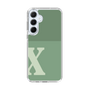 Slim Protection Case［ オリジナル - initial two tone - X green ］