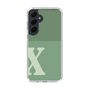 Slim Protection Case［ オリジナル - initial two tone - X green ］