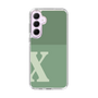 Slim Protection Case［ オリジナル - initial two tone - X green ］