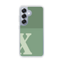 Slim Protection Case［ Original - initial two tone - X green ］
