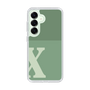 Slim Protection Case［ Original - initial two tone - X green ］