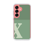 Slim Protection Case［ Original - initial two tone - X green ］