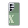 Slim Protection Case［ Original - initial two tone - X green ］