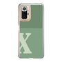 Slim Protection Case［ Original - initial two tone - X green ］