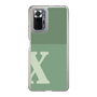 Slim Protection Case［ Original - initial two tone - X green ］