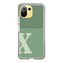 Slim Protection Case［ Original - initial two tone - X green ］